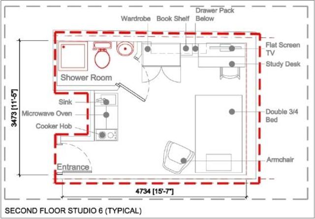  Image of Studio  To Rent at North Road, Edgbaston, Birmingham B29