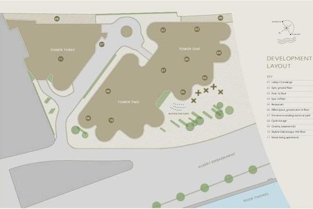  Image of 2 Bedroom Flat for sale at The Corniche, 20 Albert Embankment, South Bank, London SE1