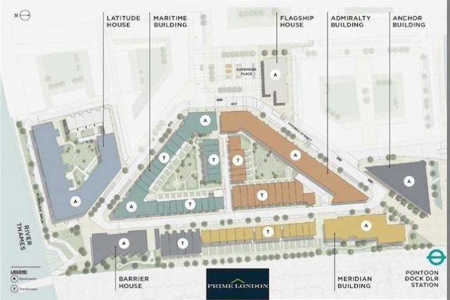  Image of 2 Bedroom Flat for sale at Anchor Building, Royal Wharf, London E16