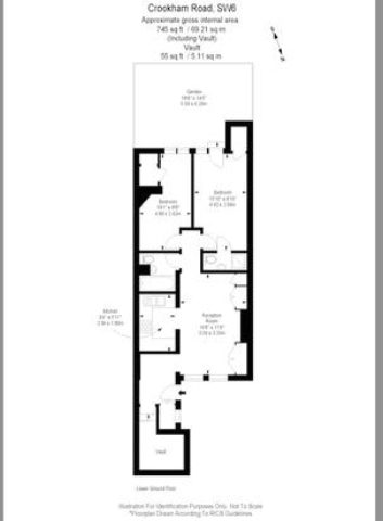  Image of 2 Bedroom Flat for sale at Crookham Road, London SW6