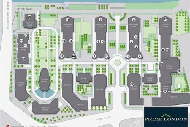  Image of 2 Bedroom Flat for sale at The Pinnacle, Battersea Reach, London SW18