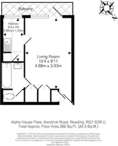  Image of Studio to rent at Alpha House, Reading RG1