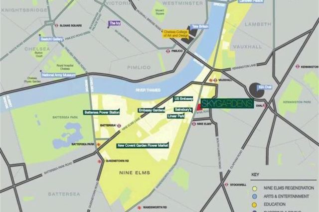  Image of 1 Bedroom Flat for sale at Sky Gardens, Nine Elms, London SW8