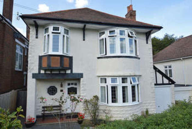 house front Image of 3 Bedroom Detached For Sale at Queens Park Dorset Bournemouth, BH8 9HH Image of house front