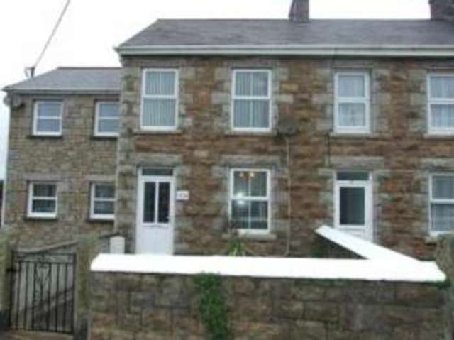house front Image of 3 Bedroom Terraced For Sale at Camborne Cornwall Camborne, TR14 8TW Image of house front