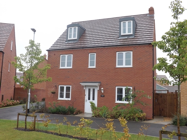 house front Image of 5 Bedroom Detached For Sale at Cestrum Crescent Evesham, WR11 3EG Image of house front