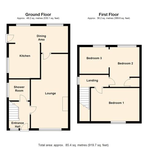  Image of 3 Bedroom Semi-Detached  For Sale at Fairburn Drive Garforth Leeds, LS25 2AR