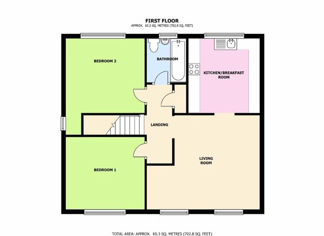  Image of 2 Bedroom Maisonette for sale at Bexleyheath Kent Bexleyheath, DA7 4QA