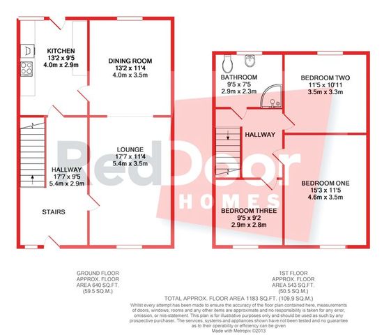  Image of 3 Bedroom Terraced to rent at Chatham Grove  Chatham, ME4 6LX