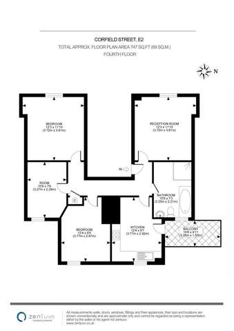  Image of 3 Bedroom Flat for sale at Corfield Street Bethnal Green London, E2 0DP