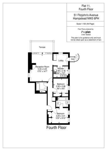  Image of 2 Bedroom Apartment to rent at Fitzjohn`s Avenue Hampstead London, NW3 6PH