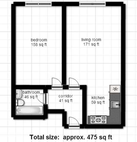  Image of 1 Bedroom Flat to rent at Queenstown Road Chelsea Bridge Wharf London, SW8 4NJ