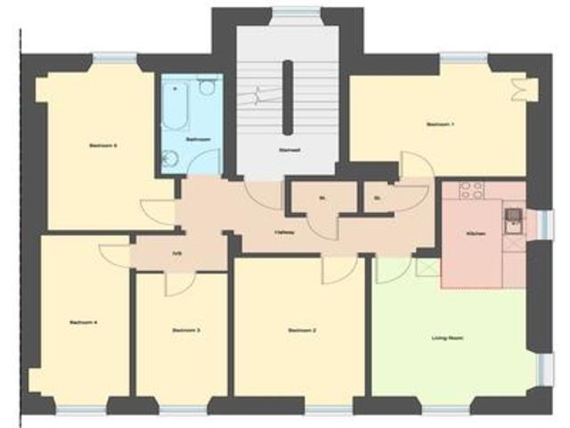  Image of 2 Bedroom Flat to rent at Dundee  Dundee, DD1 4EL