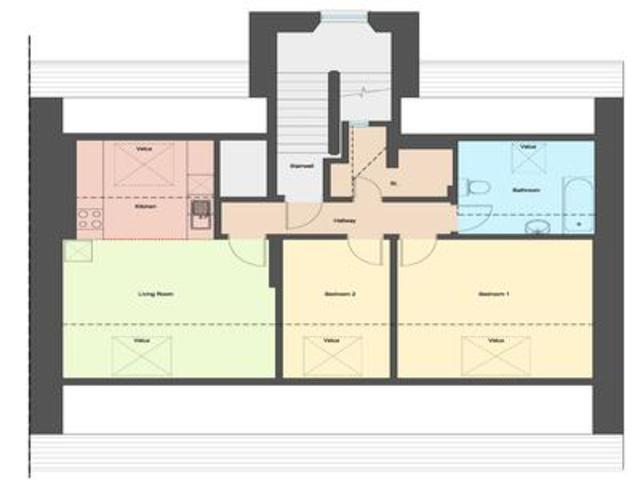  Image of 2 Bedroom Flat to rent at Dundee  Dundee, DD1 4EL