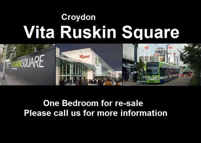  Image of 1 Bedroom Flat for sale at Ruskin Square  Croydon, CR0 9XF