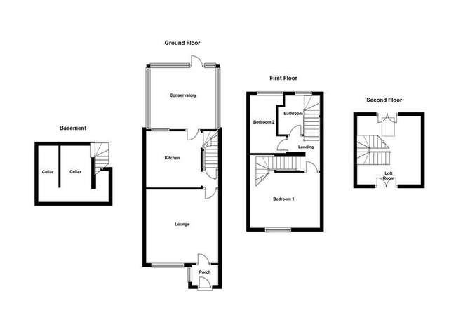  Image of 2 Bedroom Terraced for sale at Stanley Wakefield West Yorkshire, WF3 4EF