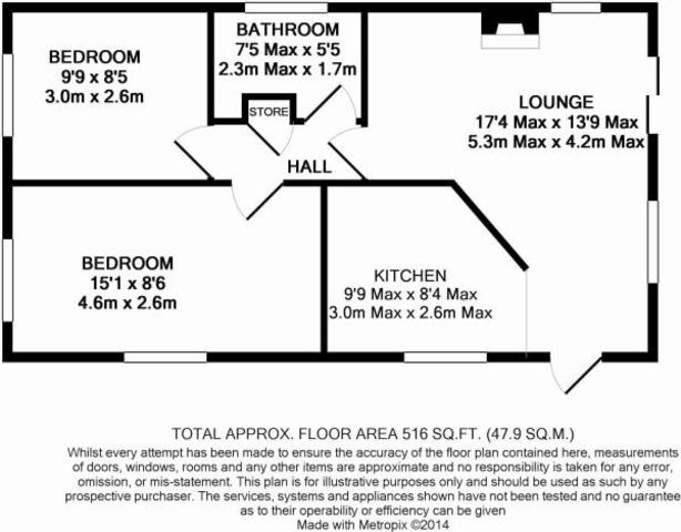  Image of 2 Bedroom Retirement Property for sale at Yew Tree Park, Nr. Stone, Staffs,  ST5 4EN