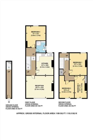  Image of 4 Bedroom Flat to rent at Church Lane, Leytonstone, Waltham Forest, London