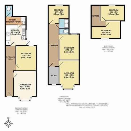 6 Bedroom Terraced
