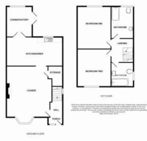 2 Bedroom End of Ter...