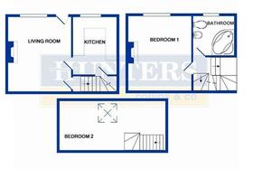 2 Bedroom End of Ter...